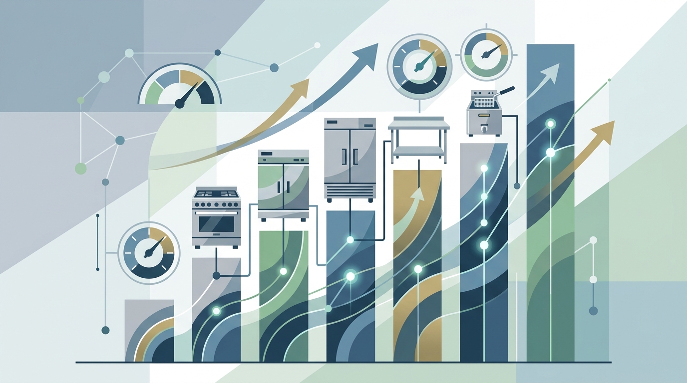 Illustration: Commercial Kitchen Upgrades: What the $40B Market Surge Means for Your Franchise